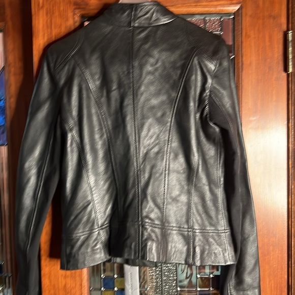 Leather coat by Marc New York - Picture 5 of 8
